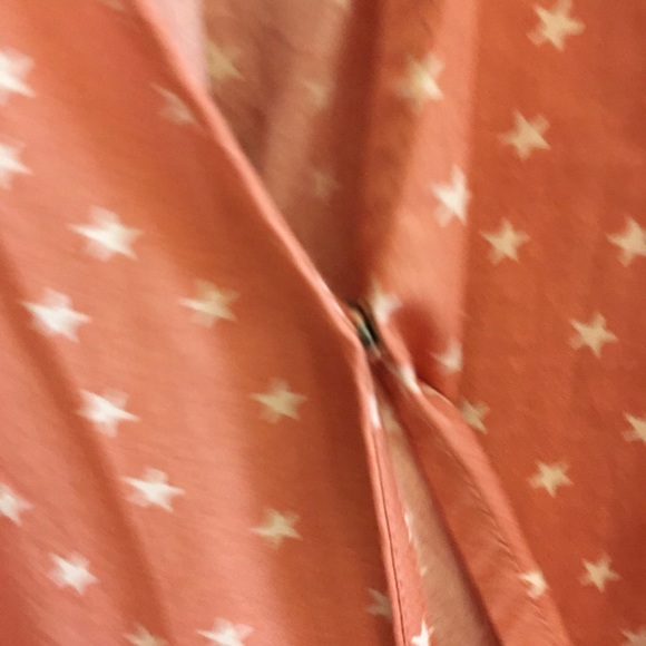 NWT Madewelll Star Scatter Wrap Top Pink Tie XS - Picture 7 of 7